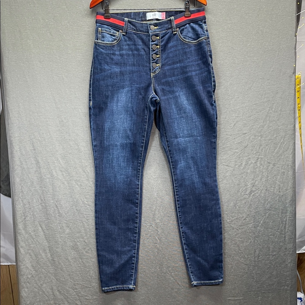 CAbi High Rise Blue Jeans with Timeless Appeal